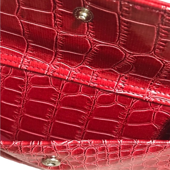 The Metropolitan Faux Snakeskin Red Wallet 😍host-pick! - Picture 6 of 11
